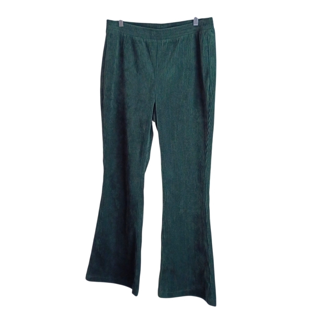 Bagatelle -Green Corduroy Flare Pants - Size Large